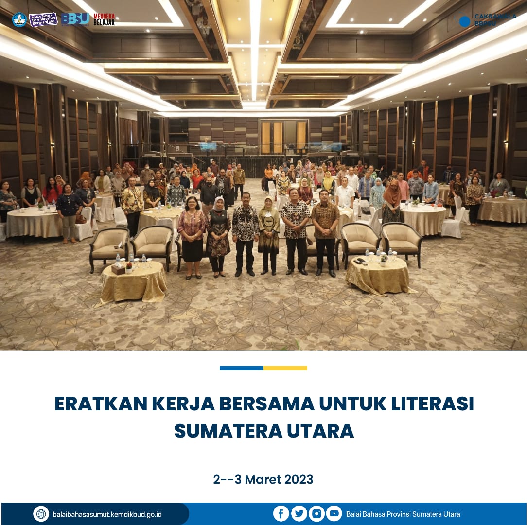 Eratkan Kerja Bersama untuk Literasi Sumatera Utara