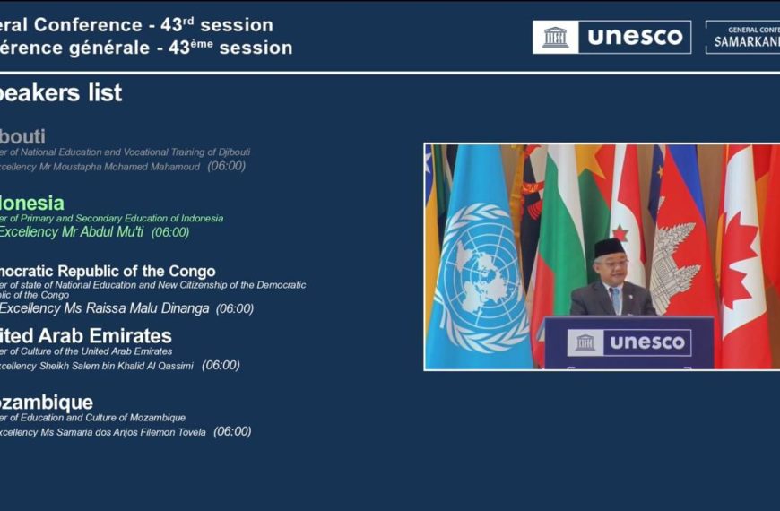 Indonesia Tegaskan Peran Global pada Sidang Umum UNESCO ke-43